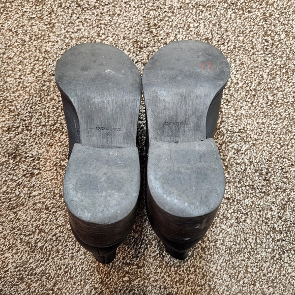 Madewell Black Leather Chelsea Ankle Boots Size 8 - Picture 10 of 12